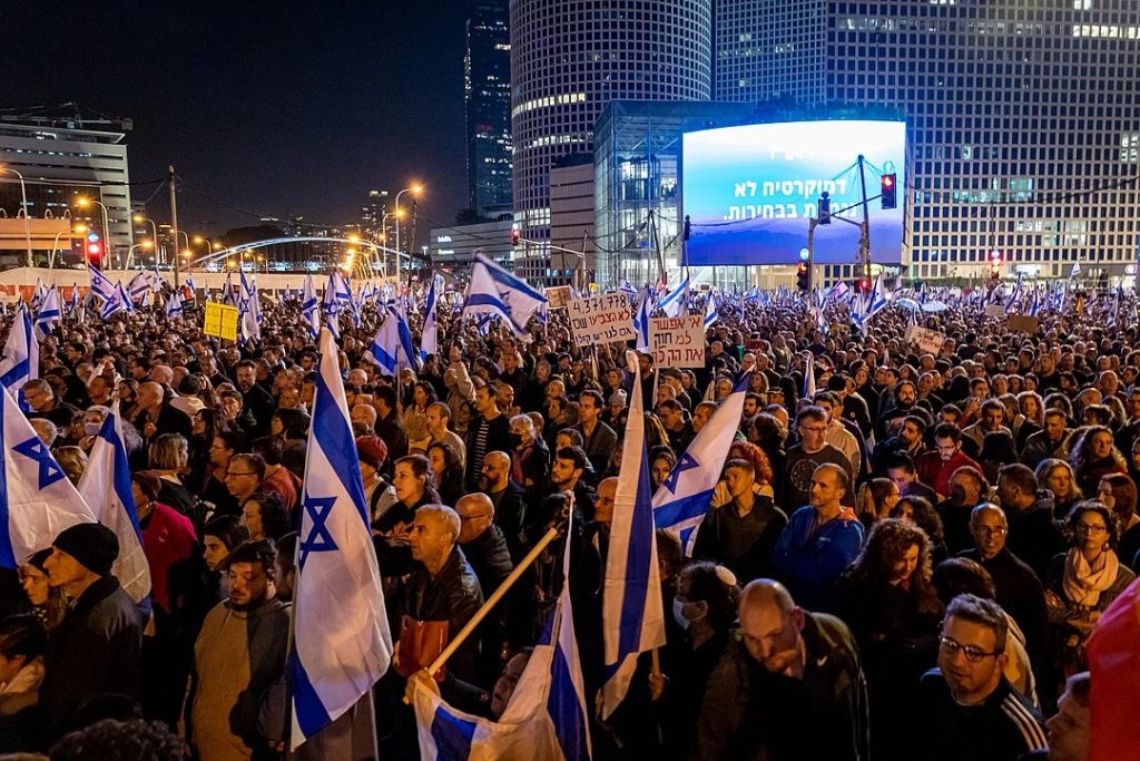 Protesta-en-Tel-Aviv reforma