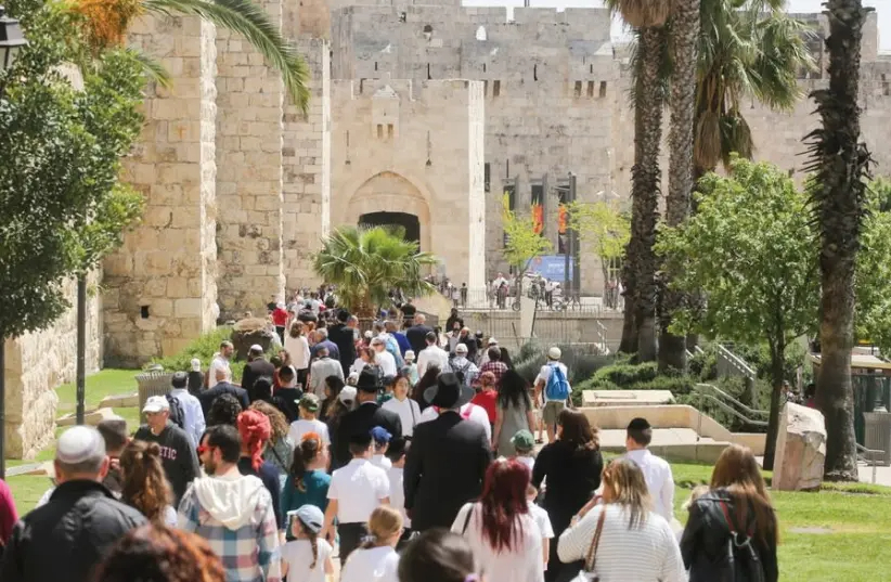 Turistas-Jerusalén israel
