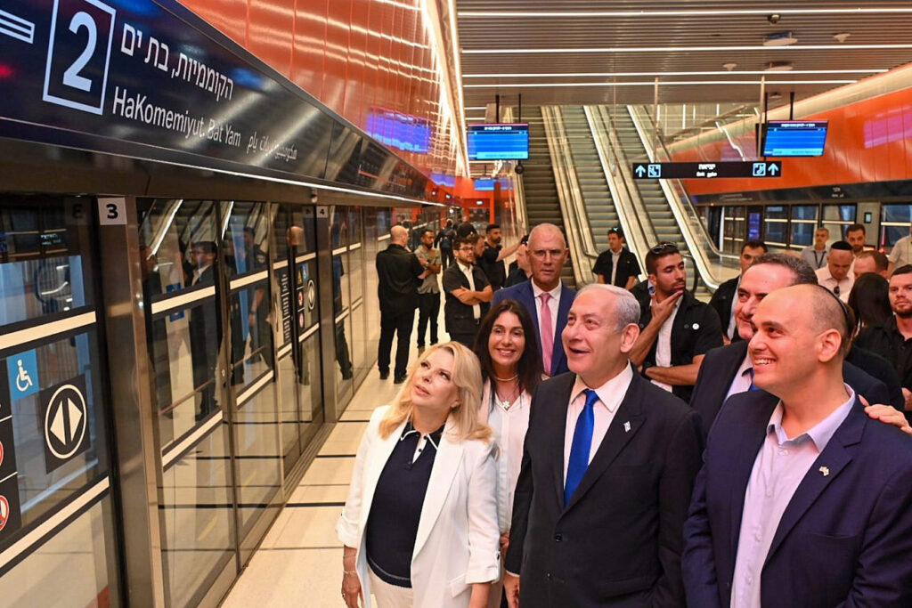 Netanyahu-tren-ligero trasporte