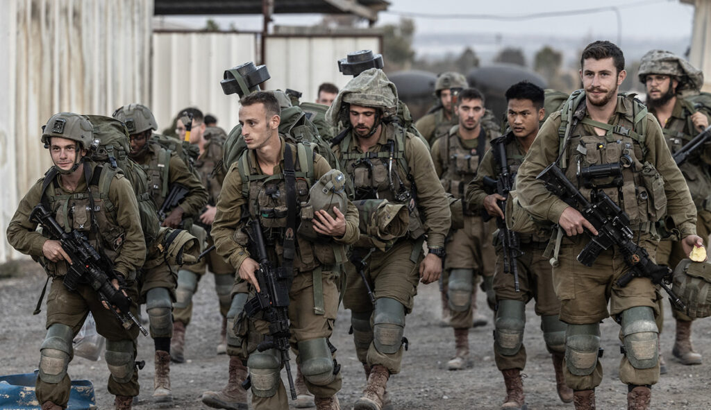 Soldados-israelies-en-frontera-con-Gaza-Anadolu presencia