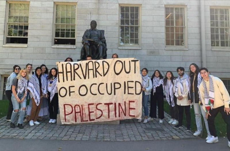 Estudiantes de-Harvard-antiisraelies