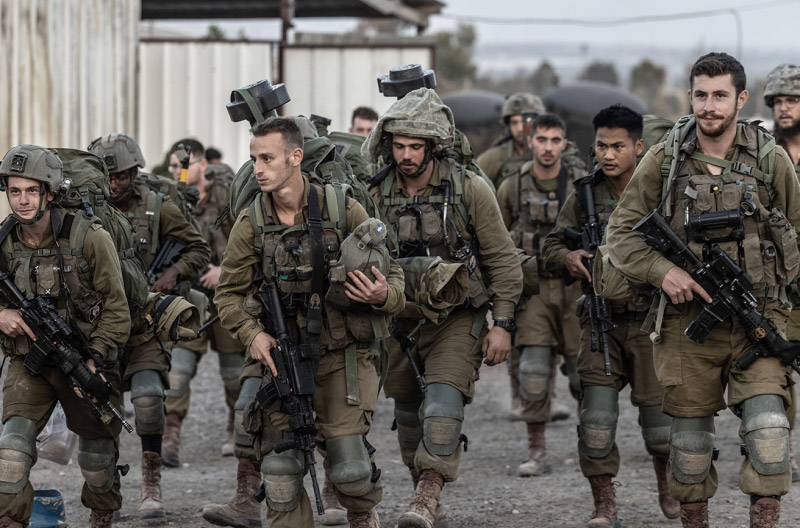 Soldados-israelies-en-frontera-con-Gaza-Anadolu presencia