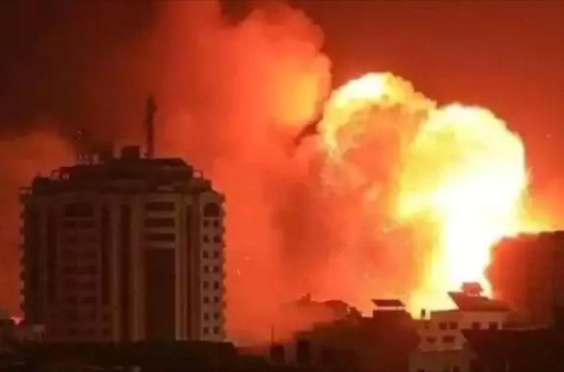 Explosion-en-Gaza población