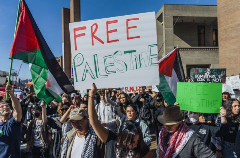 Manifestacion-Free-Palestine-WSJ reconocen