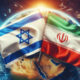 Banderas-Israel-e-Iran ataque