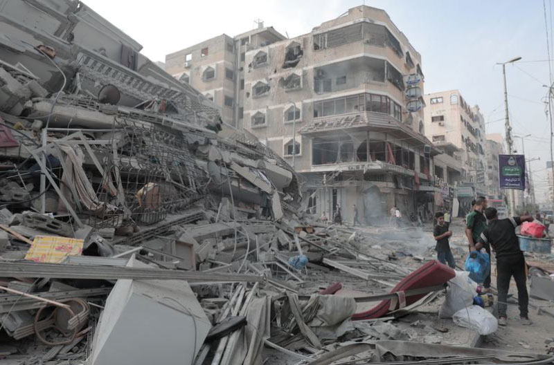 Destruccion-en-Gaza-UNRWA terroristas