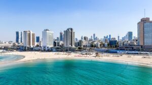 Playa-de-Tel-Aviv bandera