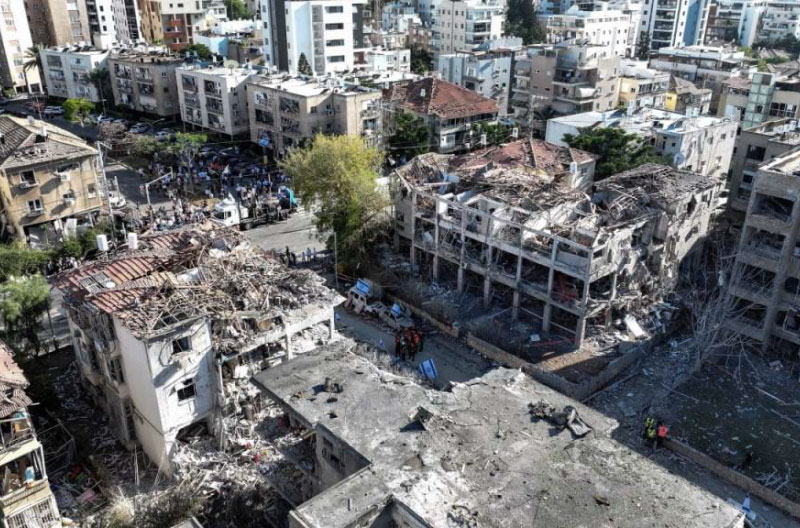 Destruccion-en-Ramat-Gan-Reuters guerra