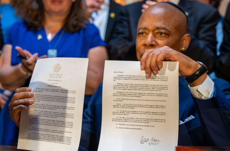 Eric-Adams antisemitismo