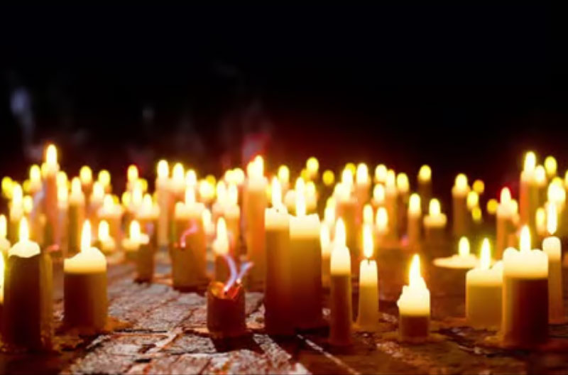 Velas-duelo palestina