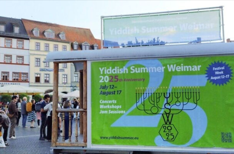Letrero-Yiddish-Summer-Weimar lengua