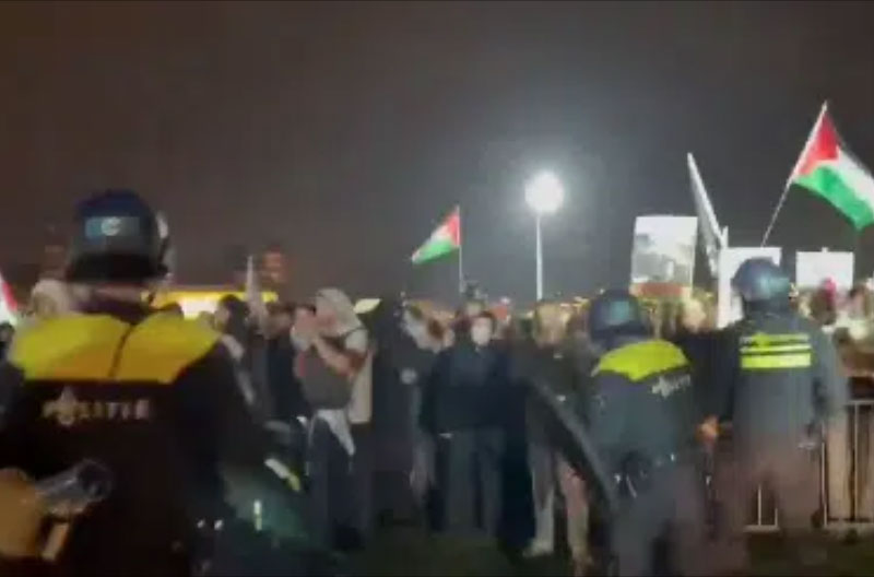 Banderas-palestinas-concierto-Amsterdam janucá