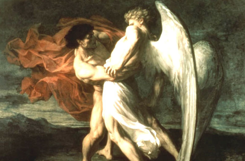 Jacob-luchando-contra-el-angel-Wikimedia divinidad