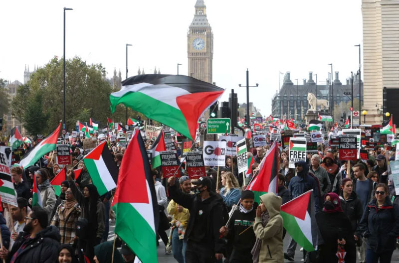 Manifestacion-pro-Hamas-en-Londres-Reuters universidad