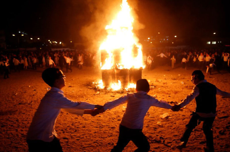 Lag Baomer fogata