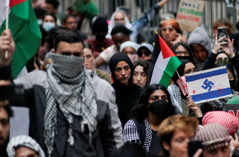 Manifestacion-antiisraeli-en-Wall-Street grupos