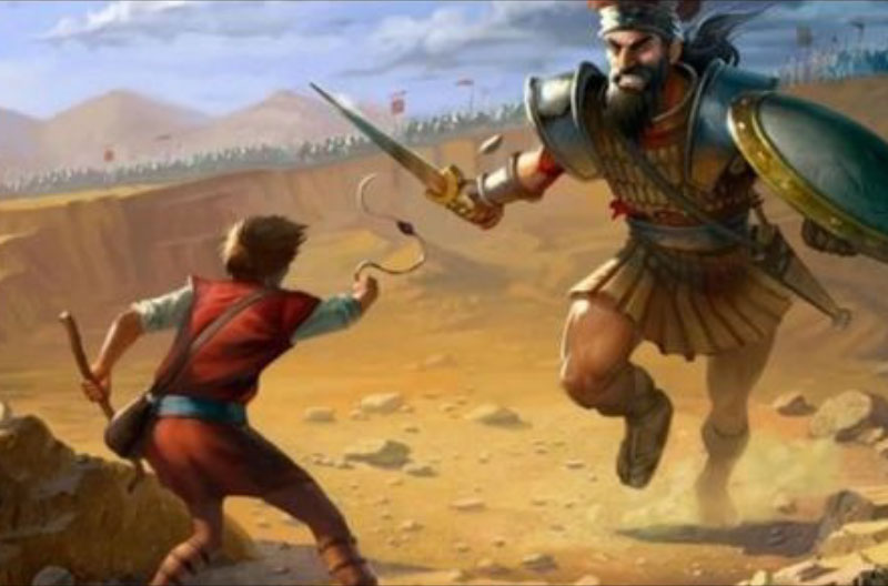 David-y-Goliat hombre