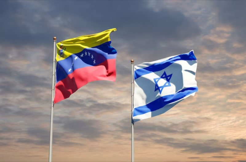 Banderas-Israel-y-Venezuela shalom
