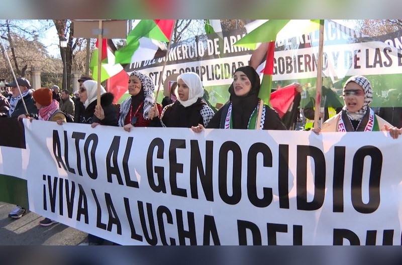 Manifestacion-genocidio-Espana-El-Periodico acusación