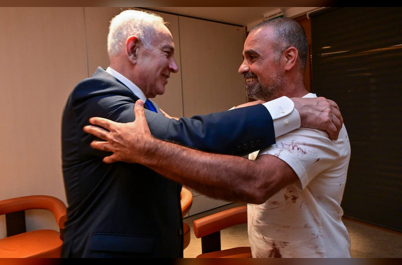 PRINCIPAL-Netanyahu-con-Yaniv-Hayun pasajeros